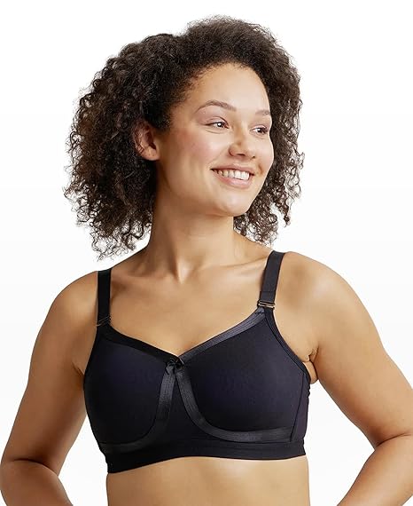 Jockey 1252 Women’s Everyday Wirefree Cotton Bra – Full Coverage with Double-Layered Cups